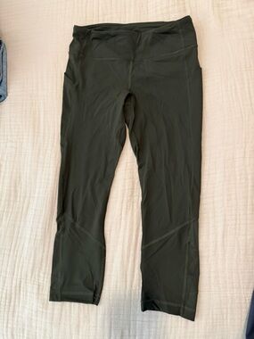 lululemon athletica Olive Green Performance Leggings